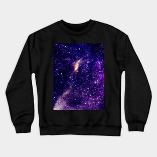 Ultra violet purple abstract galaxy Crewneck Sweatshirt